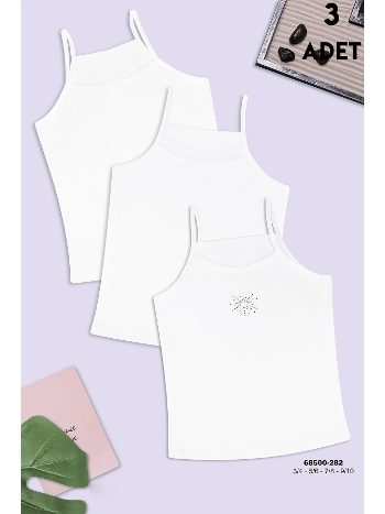 Kız Çocuk Atlet 3lü Askılı Koza Biat 68500-282