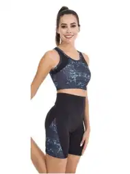 Hafif Kumaşlı Kısa Tayt Spor Büstiyer Takım Lady 4003