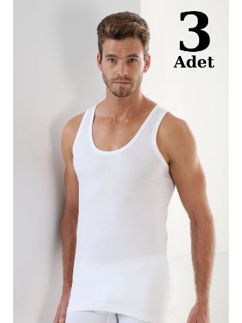 Ribana Pamuklu Likralı Erkek Atlet Arma Yıldız 1171