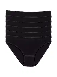 Likralı Yüksek Bel Bikini Külot 6'lı Paket Yıldız 3726