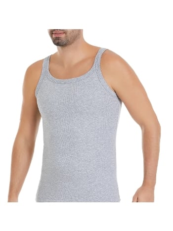 Pamuklu Elastan V-Yaka Erkek Atlet Yıldız 312