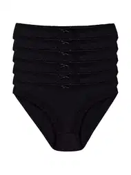 Yüksek Bel Dantelli Bikini Külot Pamuklu Yıldız 3771