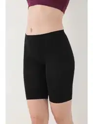 Yüksek Bel Esnek Siyah Sporcu Tayt Liza 18000