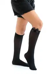 Kaydırmaz Tabanlı Pamuklu Çocuk Dizaltı Çorap Daymod 2242039