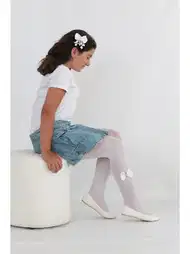 Yüksek Pamuk Oranı Kaydırmaz Taban Çocuk Külotlu Çorap Daymod 2125176