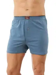 Şardonlu Pamuklu Düğmeli Boxer Özkan 0041