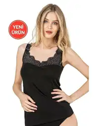 Modal Pamuklu Esnek Kalın Askılı Kadın Atlet Özkan 26961