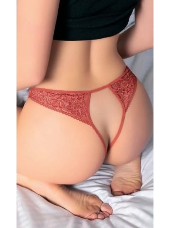 Arkası Açık Dantelli Erotik Kadın Külot NightLight 9168