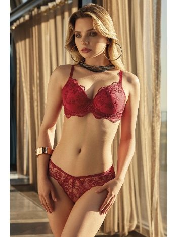 Desteksiz Sütyen Takım Siyah ve Ekru Renk Seçeneği Nurteks 4385