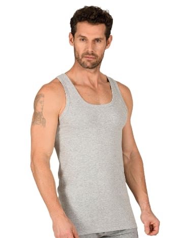 Pamuklu Ribana Kalın Askılı Erkek Atlet Özkan 11406