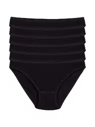 Yüksek Bel Pamuklu Bikini Külot 6'lı Paket Yıldız 2123