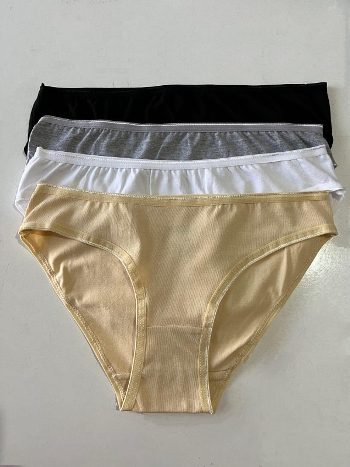 Pamuklu Renkli Slip Külot 4'lü Paket Arma Yıldız 3347