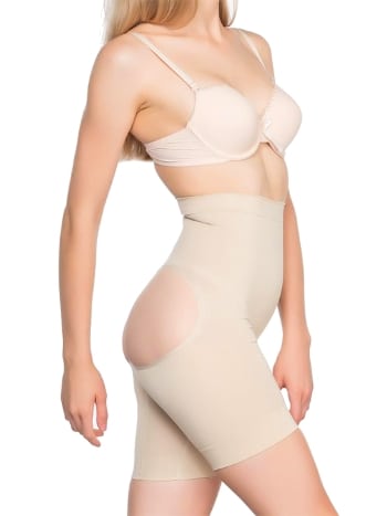 Dikişsiz Yüksek Bel Korse Popo Açık Paca Pera Fitol 8009