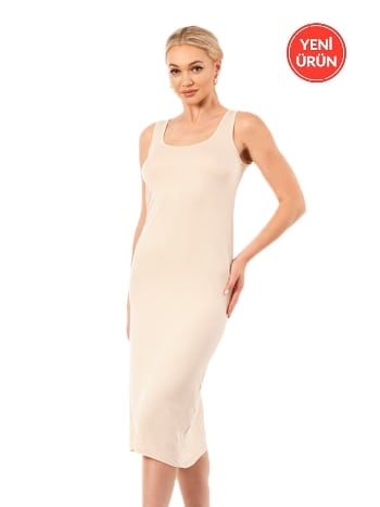 Esnek Kalın Askılı Korse Elbise Özkan 27372