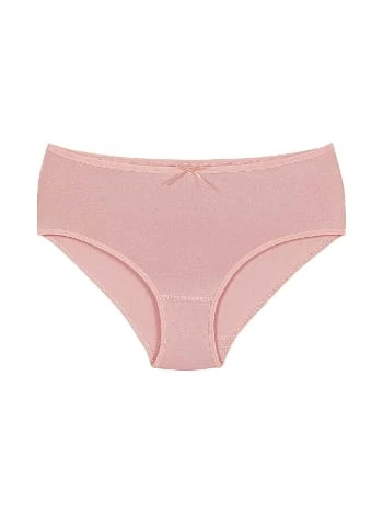 Bambu Yüksek Bel Kadın Bato Külot 6'lı Paket Yıldız 3924 - 2