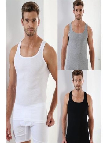 Pamuk Ribana 3’lü Paket Erkek Atlet Arma Yıldız 1007