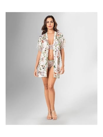 Dantelli Sabahlıklı 3'lü Takım Sütyen Ahu 1818