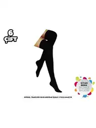 Yüksek Lisans Denye Kadın Külotlu Çorap Şirin 5140