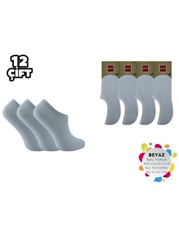 Düşük Denye Kapalı Kadın Penye Babet Çorap Şirin 7027