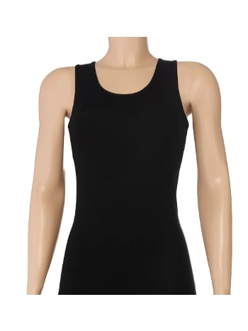 Bambu Kalın Askılı Kadın Atlet Siyah Yıldız 2366