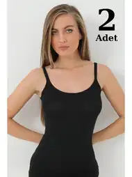 Pamuklu Nefes Alan Askılı Atlet Arma Yıldız 3714