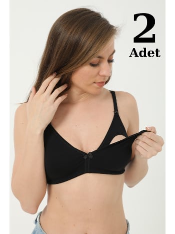 Pamuklu Astar ve Genişletilebilir Kaplı Emzirme Sütyeni Arma Yıldız 3719