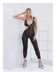 Açık Dantel Detaylı Vücut Çorabı Moonlight 9425