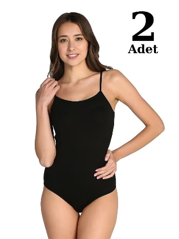 Siyah Likra Çıtçıtlı Body Arma Yıldız 3336