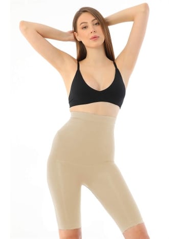 Dikişsiz Yüksek Bel Uzun Paçalı Korse Emay 2037