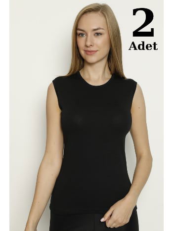 Siyah Pamuklu Esnek Body Çıtçıt Detayı Arma Yıldız 3357