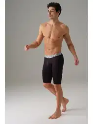 Esnek Bel Lastiğiyle Sportif Uzun Erkek Boxer Doreanse 1786