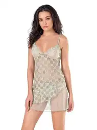 Su Yeşili Dantel Tül Body Ahu 4123