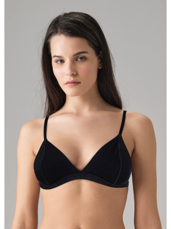 Dantel Detaylı Üçgen Dolgusuz Pamuklu Sütyen Doreanse 5544