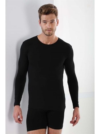 Pamuklu Uzun Kol Yuvarlak Yaka Erkek Badi Arma Yıldız 1128