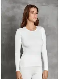 Termal Nefes Alan Kadın T-Shirt Doreanse 8583