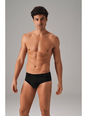 Ön Panel Yazı Baskılı Pamuklu Slip Külot Erkek Doreanse 1023