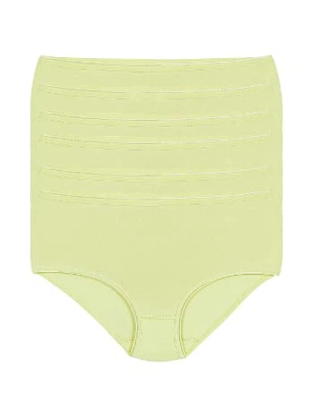 Likralı Yüksek Bel Bato Külot Yeşil Yıldız 3742