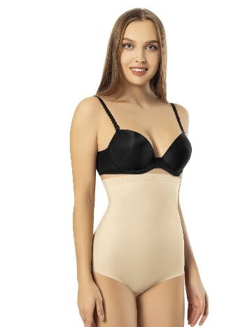 Yüksek Bel Kompresyonlu Korse Siyah Miss Modinn 9010