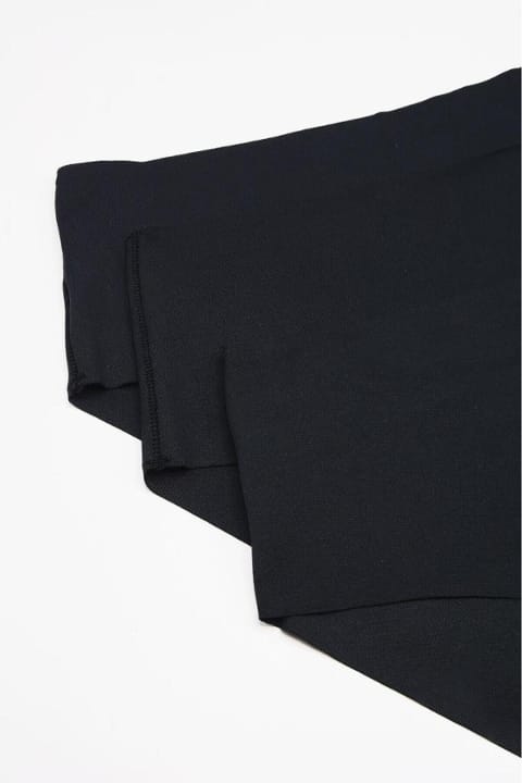 Yüksek Bel Esnek Kumaş 3'lü Paket Külot NBB 327 - Siyah