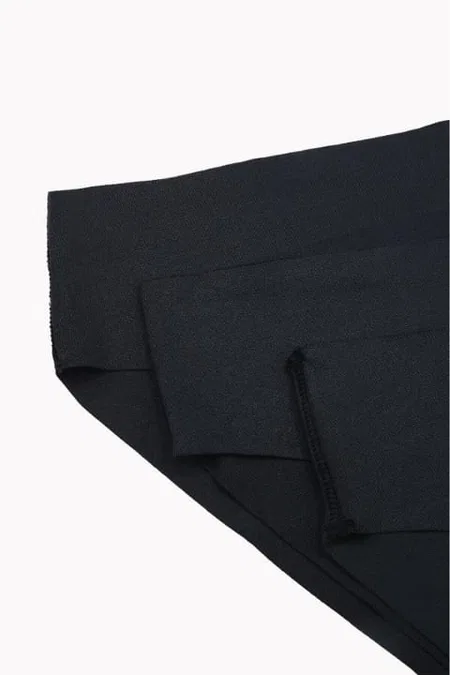 Yüksek Bel Lazer Kesim Basic Külot 3'lü Paket NBB 330 - Siyah