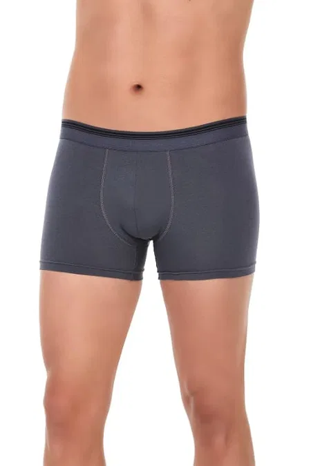 Likralı Kullanım Kolaylığı ve Dayanıklılık 3'lü Paket Boxer Yıldız 369 - Füme