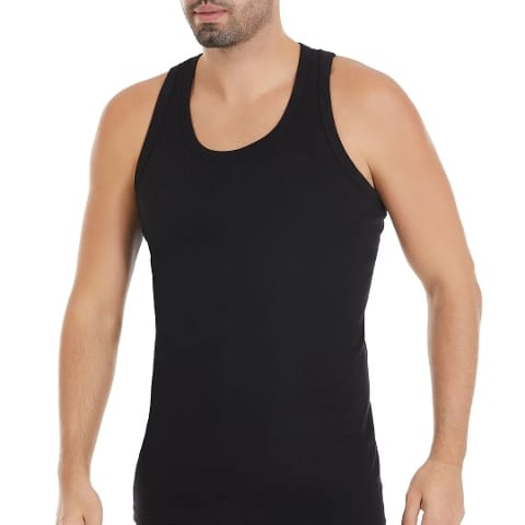 Pamuklu Ribana Kesim 3'lü Paket Erkek Atlet Yıldız 17