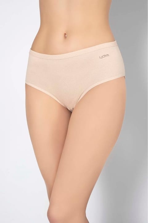 Yüksek Bel Rahat Pamuk Ribana Bato Külot Lüx DRM 094 - 2