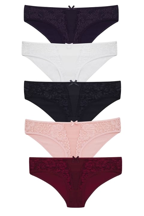 Lüx DRM Yüksek Bel Pamuklu Bikini Külot Lüx DRM 2010