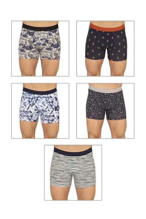 Desenli Likralı Pamuklu Boxer Özkan 11111