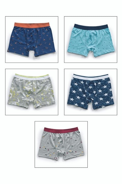 Özkan Desenli Likralı Pamuklu Boxer Özkan 11111 - Görsel 3