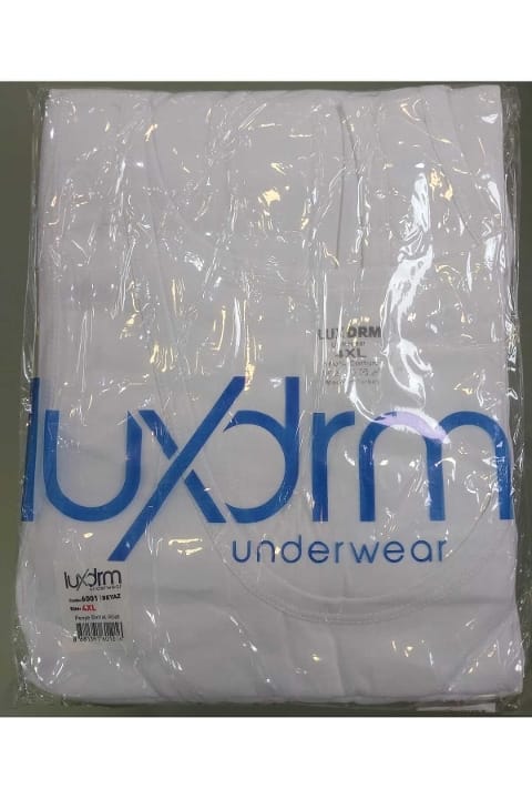 Pamuk Ribana Kolsuz Atlet Lüx DRM 6001 - Beyaz