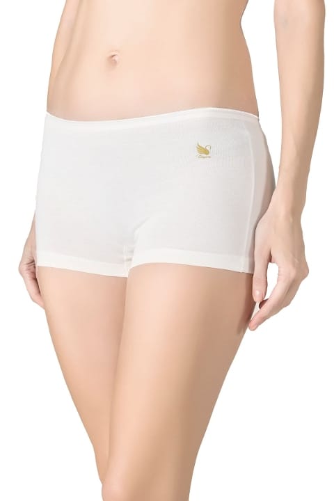 5'li Paket Yüksek Bel Külot Modal Pamuk Özkan 23920 - Ekru