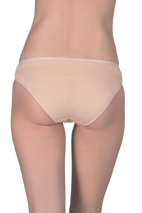 Pamuklu Modal Esnek Yüksek Bel Külot Özkan 23924 - Ten