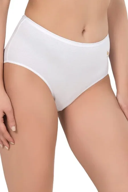 Pamuklu Modal Esnek Yüksek Bel Bato Külot 10lu Paket Özkan 23922 - Beyaz